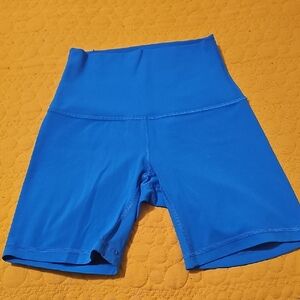 Lululemon Athletica Electric Blue Bike Shorts